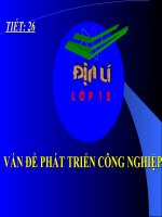 Vấn đề phát triển Công nghiệp