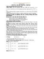 cac dang he phuong trinh