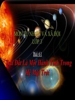 Mon TNXH- Lop 3- Bai 61