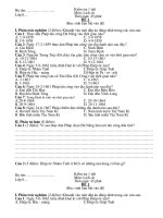 Đề kiểm tra 45 phút sử 8 kì II