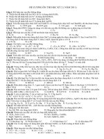 de cuong on tap ky 2 nam 2011