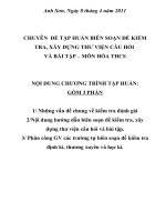 CHUYEN DE CACH LAM DE KIEM TRA THEO BO , SO