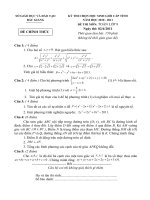 Đề thi chọn HSG Toán lớp 9 tỉnh Bắc Giang năm 2011