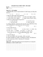 đề ktra 45 hoa 8