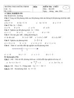 Kiem tra chuong 4 Daï so 8 co ma tran