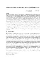 Bài báo nghiên cứu vật liệu gia cố nền đất yếu tại việt nam