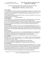 Xin giải giúp đề thi này- Hai câu cuối