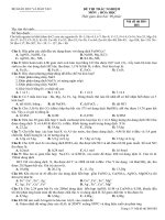 đề thi thử CĐ- ĐH lần 1 -2011
