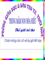 chủ đề - nước và hiện tuong thiên nhiên