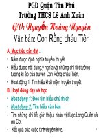 Giáo án bồi dưỡng tham khảo ngữ văn 6 Bài con rồng cháu tiên (10)