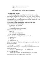 Đề ôn cuối kìII- TV2