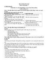 ĐỀ CƯƠNG ÔN TÂPH HỌC KỲ II