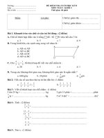 Đề Kiểm tra cuối Học kỳ II_Toán lớp 4_1