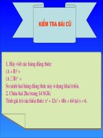 Những hằng đẳng thức đáng nhớ