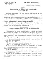 đề án giáo dục