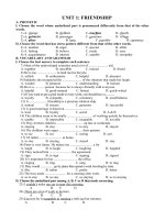 Bài tập tiếng anh 11 cả năm