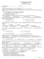 de thi thu TN vat ly (co dap an)