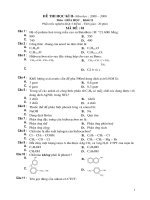 ĐỀ THI HKII HÓA 11