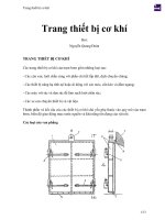 Trang thiết bị cơ khí
