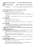 ĐỀ THI THỬ SỐ 15 TN 2011