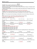 Đề thi Vật lí 12 số 005