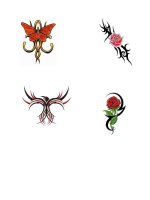 Mot so hoa tiet trang tri bia