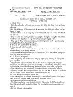 Kê hoạch NGLL thang 12/2010