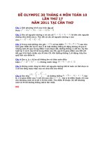 De Toan 10 30-4 nam 2011 lan thu 17 Can tho