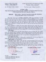 HD thực hiện thư kêu gọi ủng hộ của Phòng - CDGD