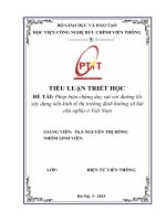 Phép biện chứng duy vật với đường lối xây dựng nền kinh tế thị trường định hướng xã hội chủ nghĩa ở Việt Nam