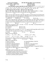 Đề ĐH - Nam Định