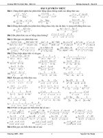 Bài tập về phân thức