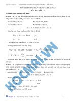 Phương pháp giải hóa hữa cơ