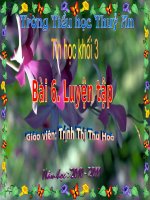 Bài 6 luyện tập gõ