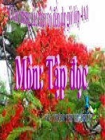 Tập đọc-Lớp 4: Hoa học trò