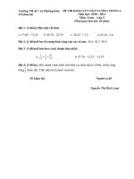 de kiem tra chat luọng thang 4 lop 5