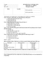 Đề Kiểm tra cuối Học kỳ II_Địa Lý lớp 4_1