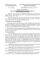 BAO CAO HOI THAO CHUYEN ÑE