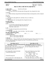 Tuần 33, 34 - Tiết 64, 65. Pha chế dung dịch