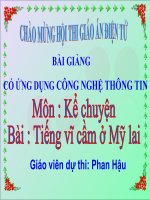 TIẾNG VĨ CẦM Ở MỸ LAI