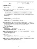 Đề kiểm tra thử HK 2 (số 1) lớp 10