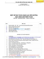 Tài liệu bồi dưỡng học sinh giỏi toán