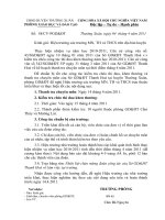 Công văn HD đón đoàn thanh tra chuyên môn sở 4/2011