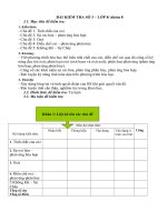 Đề kiểm tra số 3 - Hóa học lớp 8