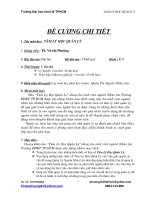 ĐỀ CƯƠNG CHI TIẾT môn học tâm lý học quản lý