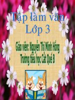 Tập làm văn 3