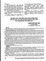 Nghiên cứu tình hình rối loạn trầm cảm và các yếu tố liên quan ở người cao tuổi tại thành phố Huế năm 2013