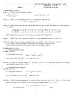 Kiểm tra Toán 10 HK2 - đề số 6