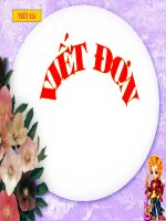 giáo an bài viết đơn