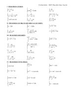 Ôn thi TN tich phan 12